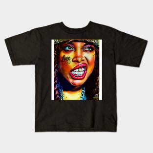 Erykah Badu Legacy Lauded Kids T-Shirt